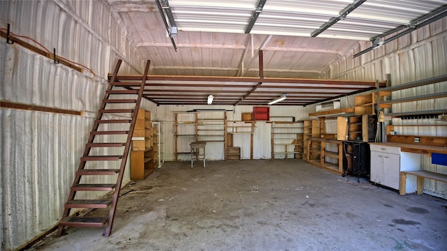 1106 Central Ave, Bowie, TX 76230 - garage featuring metal wall