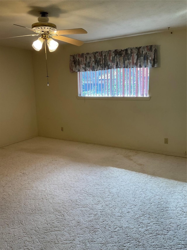 2420 Fairview Dr, Plano, TX 75075 - carpeted spare room featuring a ceiling fan