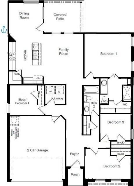 1013 Euston St, Denton, TX 76209 - property floor plan