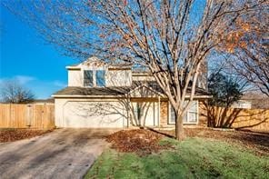 3610 Peakview Dr, Corinth, TX 76210 - view of front facade with driveway