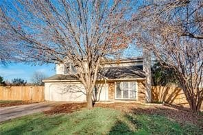 3610 Peakview Dr, Corinth, TX 76210 - view of front of property with driveway