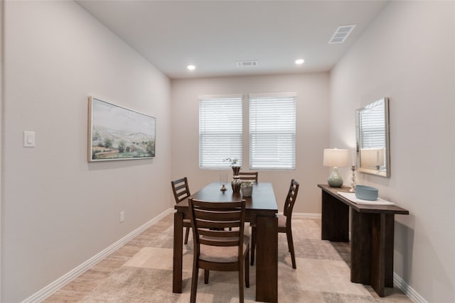 1616 Berry Ridge Trl, Aubrey, TX 76227 - dining area with baseboards and recessed lighting