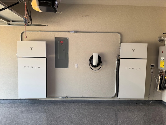 1616 Berry Ridge Trl, Aubrey, TX 76227 - garage view of a garage door opener and electric panel