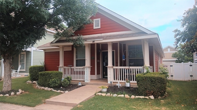 1461 Bristol Ln, Providence Village, TX 76227 - view of front of property with covered porch