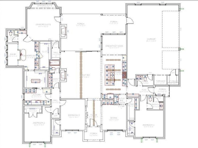 3637 Evergreen Ln, Caddo Mills, TX 75135 - view of floor plan / room layout