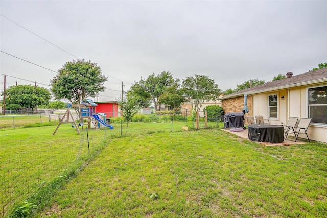 423 Parkview Dr, Burleson, TX 76028 - view of yard featuring a playground