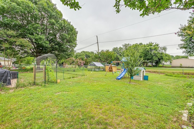 423 Parkview Dr, Burleson, TX 76028 - view of yard featuring a playground