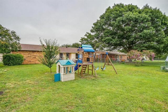 423 Parkview Dr, Burleson, TX 76028 - view of yard featuring a playground