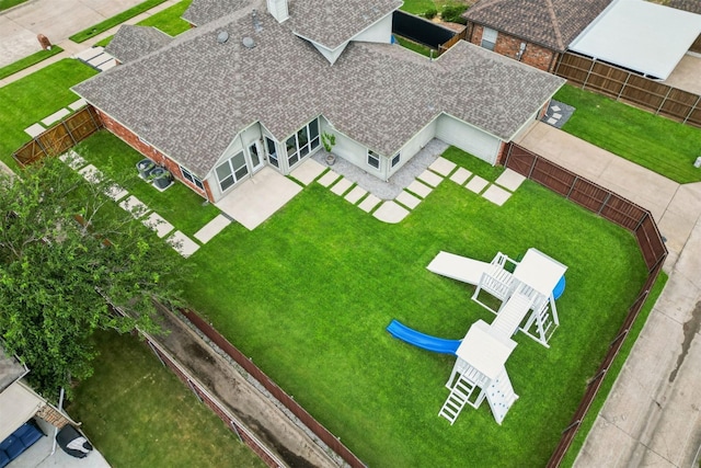 826 Ashley Pl, Mesquite, TX 75181 - aerial view of property and surrounding area