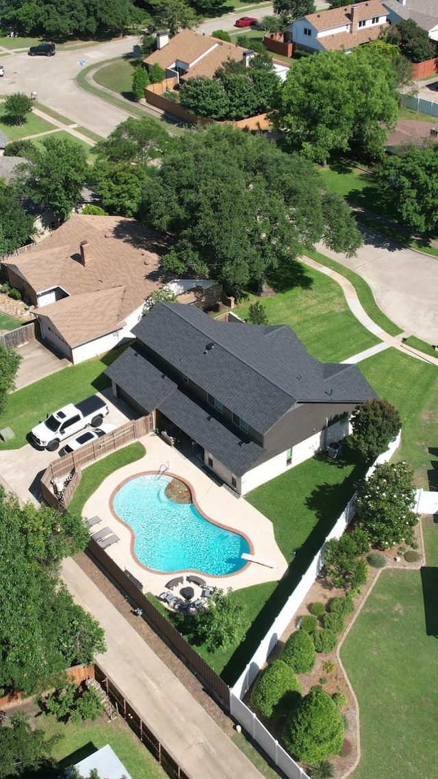 1617 Versailles Dr, Richardson, TX 75081 - drone / aerial view of a pool area
