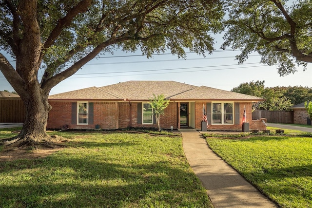 1610 Alpine Pass, Lewisville, TX 75077 - ranch-style house featuring brick siding and roof with shingles