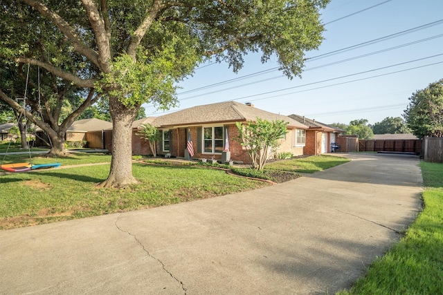 1610 Alpine Pass, Lewisville, TX 75077 - single story home with brick siding and a gate