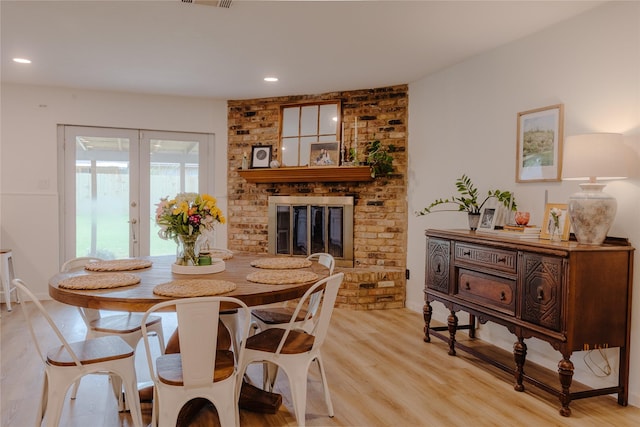 2712 Larkin Ave, Fort Worth, TX 76133 - dining room featuring light wood-style flooring and recessed lighting