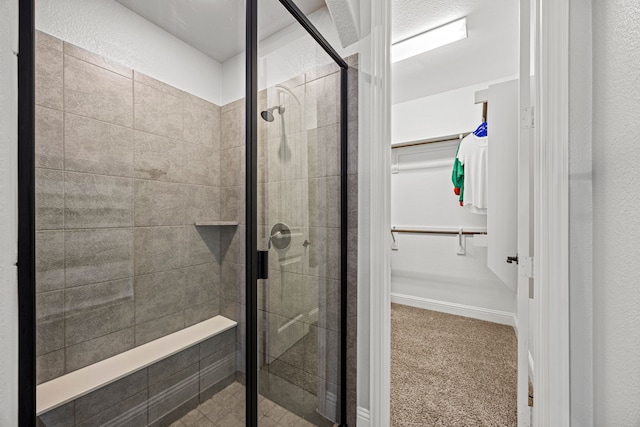 1412 Siena Ln, Rockwall, TX 75032 - full bath with a walk in closet and a shower stall