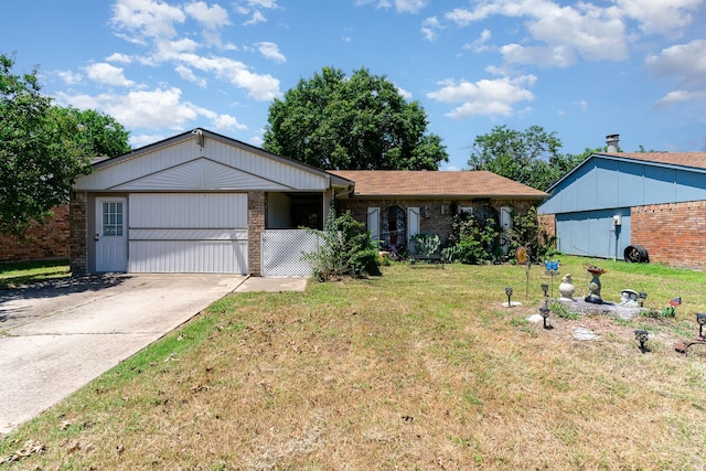 1502 Santa Fe Trl, Grand Prairie, TX 75052 - single story home featuring a front lawn and brick siding