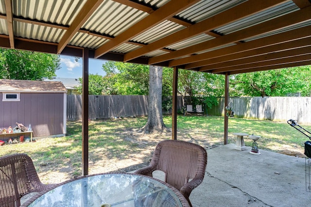 1502 Santa Fe Trl, Grand Prairie, TX 75052 - view of patio / terrace featuring outdoor dining space