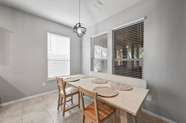 405 Cypress Hill Dr, Mckinney, TX 75071 - dining space featuring plenty of natural light, baseboards, and light tile patterned floors