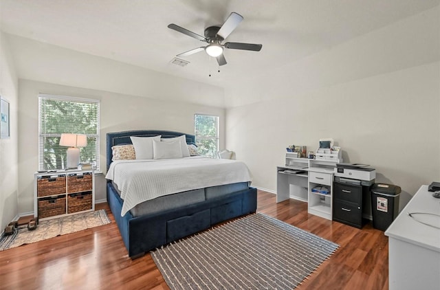 405 Cypress Hill Dr, Mckinney, TX 75071 - bedroom with wood finished floors and ceiling fan