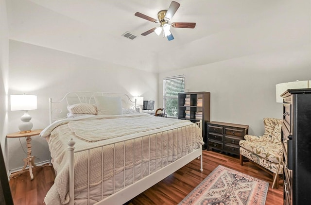 405 Cypress Hill Dr, Mckinney, TX 75071 - bedroom with wood finished floors and a ceiling fan