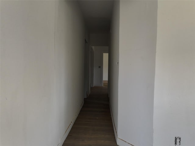 1428 Texas St, Vernon, TX 76384 - hallway featuring dark wood-type flooring