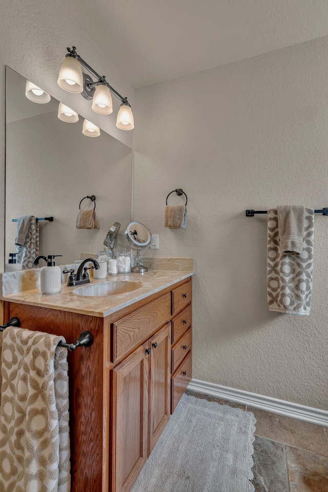 111 Ladonna Ct, Decatur, TX 76234 - bathroom featuring vanity and baseboards