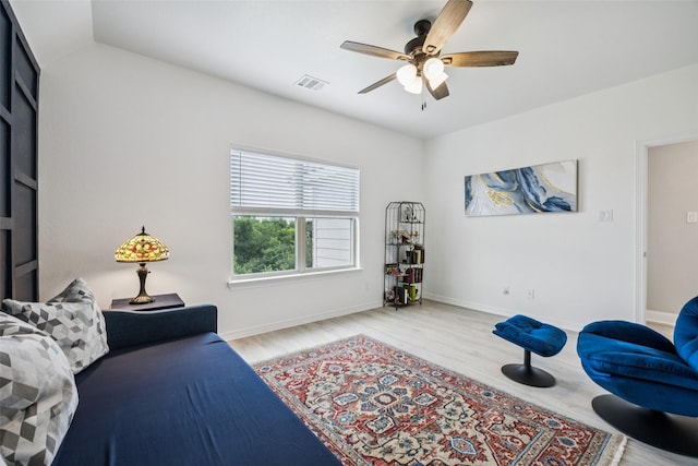 4871 Lockwood Dr, Prosper, TX 75078 - bedroom with wood finished floors and a ceiling fan