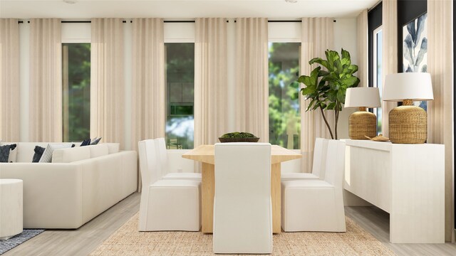 901 Raintree Rd, Mckinney, TX 75407 - dining area featuring light wood-type flooring