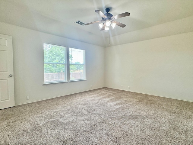 116 Bison Meadow Dr, Waxahachie, TX 75165 - carpeted empty room with ceiling fan and baseboards