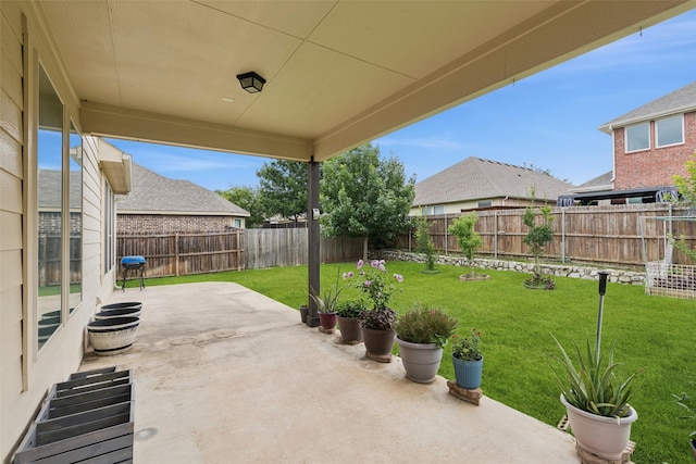 824 Water Garden Cir, Little Elm, TX 75068 - fenced backyard featuring a patio