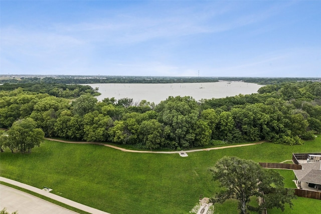 824 Water Garden Cir, Little Elm, TX 75068 - aerial view of a large body of water