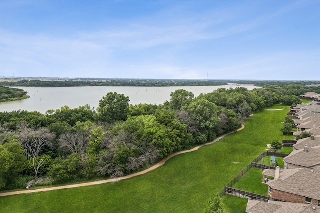 824 Water Garden Cir, Little Elm, TX 75068 - drone / aerial view of a nearby body of water