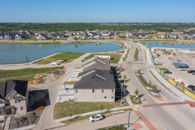 1808 Summer Aura, Mesquite, TX 75181 - aerial view of residential area with a large body of water