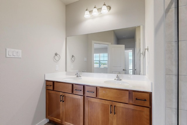 1804 Summer Aura, Mesquite, TX 75181 - full bathroom with double vanity and baseboards