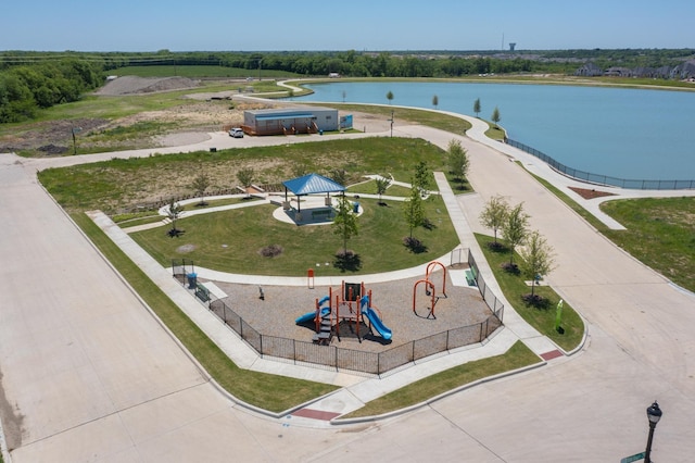 1804 Summer Aura, Mesquite, TX 75181 - drone / aerial view of a nearby body of water and a park