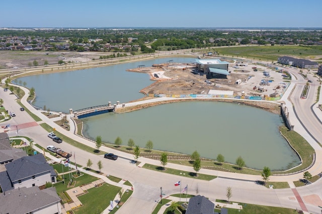1804 Summer Aura, Mesquite, TX 75181 - aerial view of property and surrounding area featuring a large body of water