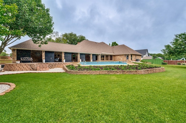 1345 Meadow Gln, Southlake, TX 76092 - back of house with brick siding