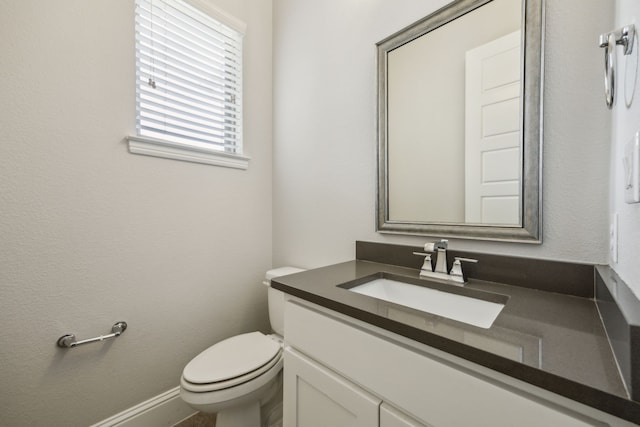 975 Stampede Dr, Frisco, TX 75036 - half bathroom with vanity and toilet