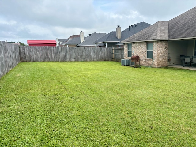 5766 Shannon Dr, Shreveport, LA 71129 - view of yard with a patio area and central AC