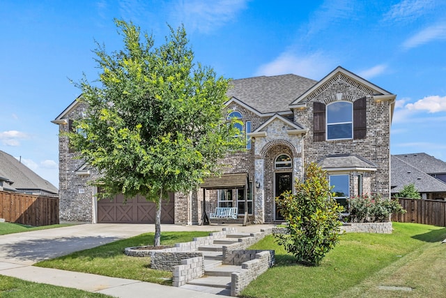 316 Cunningham Cir, Celina, TX 75009 - traditional-style home featuring brick siding, driveway, and an attached garage