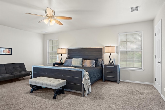 13340 Willow Springs Rd, Haslet, TX 76052 - bedroom featuring carpet floors, a ceiling fan, and baseboards