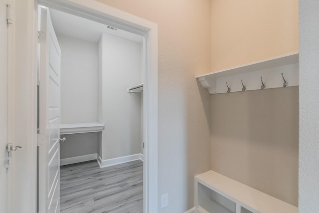 2033 Barbette St, Fort Worth, TX 76008 - mudroom with wood finished floors and baseboards