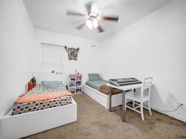 5605 Cojimar Dr, Mckinney, TX 75070 - bedroom featuring carpet flooring and ceiling fan