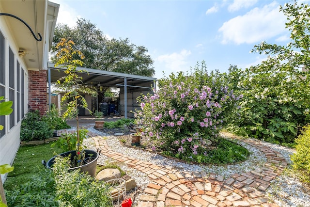 4425 Maple Shade Ave, Sachse, TX 75048 - view of yard with a carport