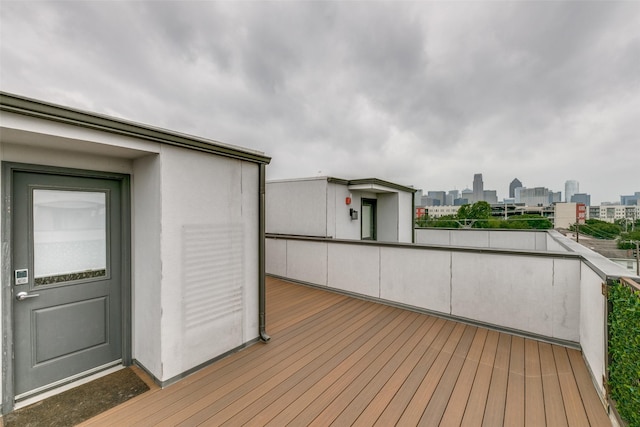 3816 Roseland Ave Unit C200, Dallas, TX 75204 - wooden deck with a city view
