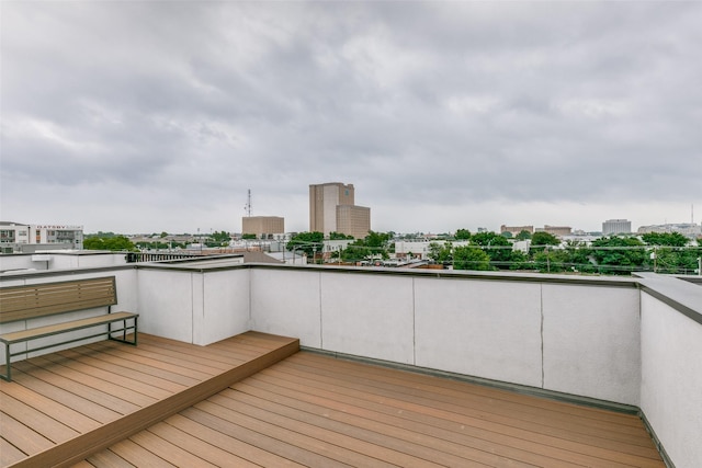 3816 Roseland Ave Unit C200, Dallas, TX 75204 - wooden terrace featuring a city view