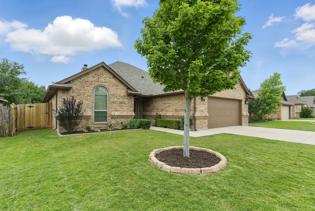 616 Zachary Dr, Weatherford, TX 76087 - ranch-style home featuring concrete driveway, brick siding, and an attached garage