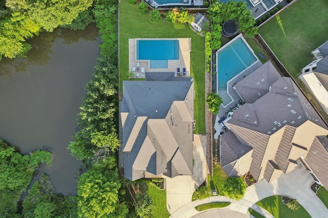 925 Glen Lake Dr, Southlake, TX 76092 - bird's eye view of a pool