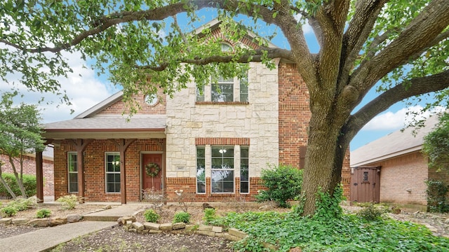 1607 Woodstream Ln, Allen, TX 75002 - view of front of property with brick siding