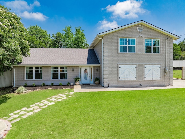806 Twin View St, Heath, TX 75032 - view of front of property with brick siding and a front yard