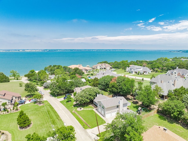 806 Twin View St, Heath, TX 75032 - aerial perspective of suburban area featuring a nearby body of water